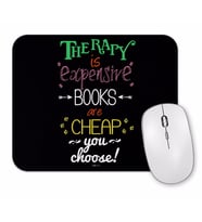 Books Therapy Mouse Pad