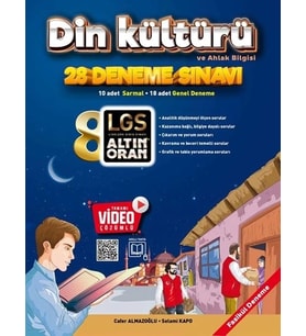 ALTIN ORAN 8.SINIF DİN KÜLTÜRÜ VE AHLAK BİLGİSİ 28 DENEME SINAVI