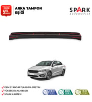 Fiat Egea 2015- Yılı ve Sonrası Uyumlu Arka Tampon Eşiği Mat