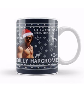 Stranger Things Billy Hargrove Christmas Wish Kupa Bardak Porselen