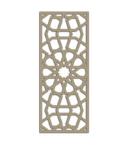 Liar Ahşap Seperatör (Paravan) - KSP203 - (85 x 210 cm) - (18 mm) - (Beyaz) (Renksiz)