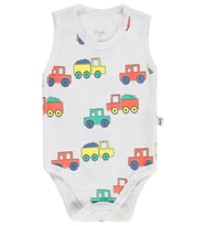Civil Baby Taşıtlar Empirme 3-36 Ay Çıtçıtlı Badi - Ekru