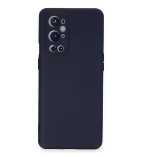 Newface One Plus 9 Pro Kılıf Nano içi Kadife Silikon - Lacivert