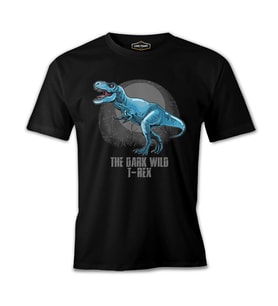 Dinazor - Trex Wild Siyah Erkek Tshirt