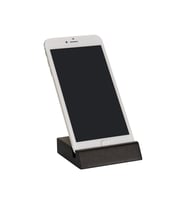 Kartvizitlik ve Telefon Tutucu Masaüstü Business Card and Phone Holder Rainbow Vegan 7,7x7,7 cm (Siyah)