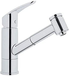 Artema Harmony Xl A42147 Pull-Out Eviye Bataryası, 8 Litre/Dk Akış Hızı, Uzayabilen El Duşu, Krom (Çok Renkli)