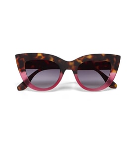 Okkia Claudia Big Cat Güneş Gözlüğü Pink Havana (Kahverengi)