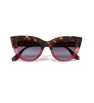 Okkia Claudia Big Cat Güneş Gözlüğü Pink Havana (Kahverengi)