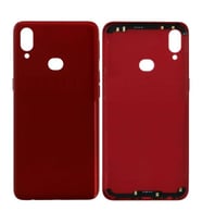 Samsung Galaxy A10s Uyumlu Arka Pil Batarya Kapağı SM-A107F (Kırmızı)