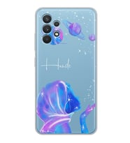 Samsung Tesettürlü Uzay Kız Tasarımlı Şeffaf Telefon Kılıfı