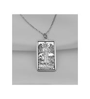925 Ayar Gümüş Tarot (the Temperance) Denge Kolye (Gümüş)
