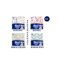 Selpak Deluxe Elegant Design Desenli Peçete 4 Paket