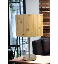 BAMBU 02 ABAJURLU MASA LAMBASI ESKİTME