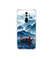 PrintiFy Xiaomi Redmi Note8pro ile Uyumlu Simya Serisi Sonsuz Akış Tasarımlı Uv Baskılı Köşe Korumalı Antişok Kılıf
