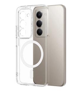 Redmi 15 4G Combo Sert Şeffaf Magsafe Kapak - Şeffaf
