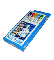 Akrilik Boya 10 Renk 9 Ml Tüp 1 Paket 10 Lu Akrilik Boya Seti (Karışık)