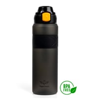 Black Tourmaline Matte 1000ml Tritan Matara