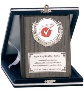 ODAK KUPA - Ahşap Plaketler - PL-003 B - 12x16 cm