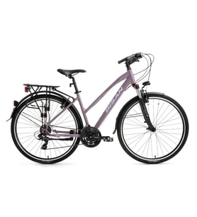 Bisan TRX8200 City 28 Jant 21Vites 45CM Kadro Bayan Şehir Bisikleti Mat Mor - Beyaz Mor