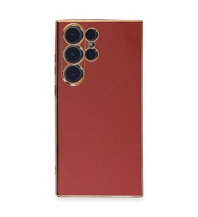 Galaxy S23 Kılıf Volet Silikon - Kırmızı
