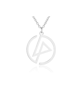 Linkin Park Kolye 60 cm Gümüş Renk Zincirli, Metal Rock Aksesuarı (Unisex)