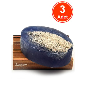 Kabak Lifli El Yapımı Doğal Aktif Karbon Sabunu 120 G x 3 Adet