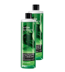 Senses Adaçayı ve Sandal Ağacı Kokulu Erkek Saç ve Vücut Şampuanı 500 Ml. İkili Set