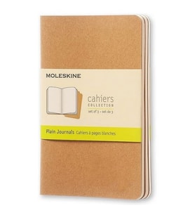 Moleskine Chair 3 lü Defter Kraft (Çizgisiz - 9x14)