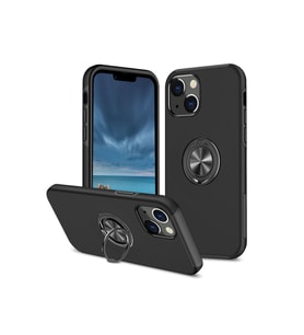 Çınarcık Dev iPhone 13 Kılıf Elit Yüzüklü Kapak - Gümüş