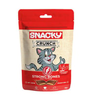 Snacky Kedi Crunch Ödül Strong Tavuk-Peynir 60gr (Kahverengi)