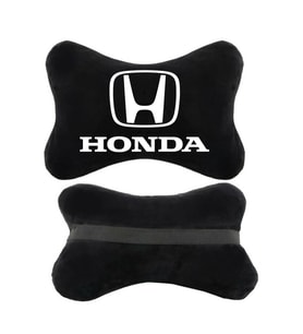 Honda Siyah Ortopedik Oto Boyun Yastığı Koltuk Yastığı Boyun Yastığı Papyon Yastık 2 Adet