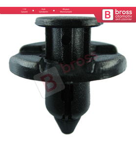 Nissan 01553 09321 Toyota 90044 68320 İçin 10 Adet Tampon Klipsi