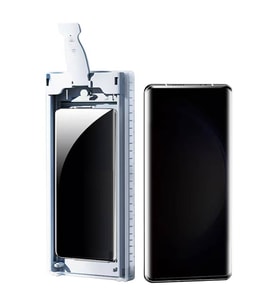 Lexroo Galaxy S22 Ultra Uygulama Aparatlı 6in1 Easy Privacy Body Ekran Koruyucu - Siyah