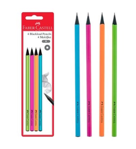 Faber-Castell Kurşun Kalem Siyah Lata Neon