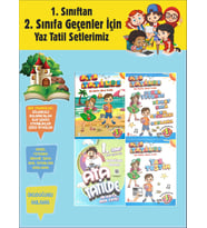 1.Sınıftan 2.Sınıfa Geçenler İçin Ata Tatilde Seti (4 Kitap)