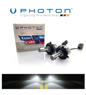 Fardoktoru H4 Led Xenon Oto Ampul Photon Zero Fansız Beyaz
