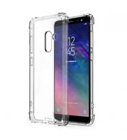 Blogy Galaxy A6 Plus ile Uyumlu Crystal Fit Kılıf Crystal Clear