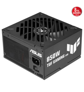 ASUS TUF-GAMING-850G-EVO PGOLD SU 80 PLUS & CYBENETICS GOLD FULL MODÜLER ATX 3.1 PCIE 5.1 12V-2X6 KABLO 8 YIL GARANTİ ASKERİ SINIF BİLEŞENLER