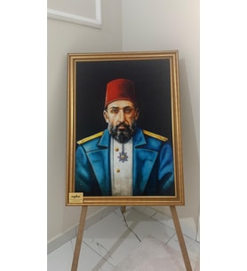 AÇILIŞ - İŞYERİ - DÜĞÜN - TEBRİK HEDİYELİK HALI BASKILI TABLO (Gold)