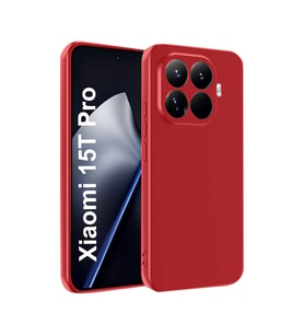 Xiaomi Mi 15t Pro First Silikon - Kırmızı