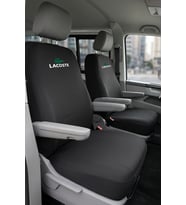 Volkswagen Transporter 4+1 - Siyah Penye Oto Koltuk Kılıfı - L Baskılı