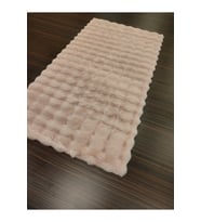 EVALİFE TOSCANA TSC04 PEMBE TAVŞAN TÜYÜ POST HALI 80X150 CM