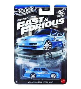 Hot Wheels Fast & Furious ( 25Th Anniversary ) Graphic Remix - Volkswagen Jetta Mk3 ( Özel Seri Mode