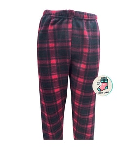 Cepsiz Kışlık Polar Kadın Pijama Altı Tek Alt Je33 - Çorap Hediyeli (Mor)