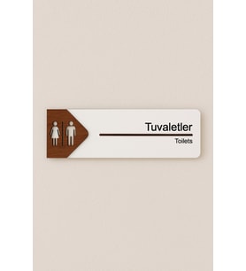 Lucena Tuvaletler Ofis Oda Kapı İsimliği Yönlendirme Tabelası Levhası Kişiselleştirilebilir