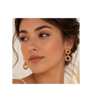 XUPING ROSE RENK BİRBİRİNE GEÇMELİ HALKA KÜPE ACR9858