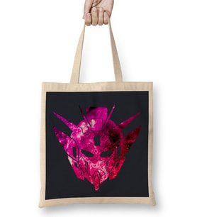 Gundam Galaxy Silhouette Logo Bez Çanta Uzun Saplı