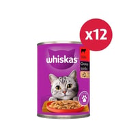 Whiskas Biftekli Konserve Kedi Maması 400 G 12X