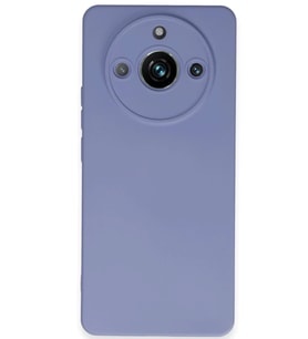 Realme 11 Pro Kılıf Nano içi Kadife Silikon - Lila