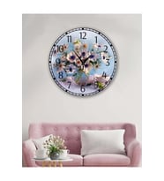 Retro Tasarımlı Duvar Saati 35X35 CM (Karışık)